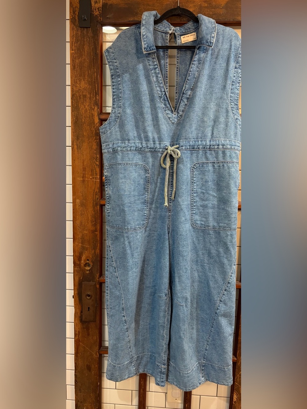 We The Free Lantana Cropped Coverall  size large NWT retail $228 - Picture 6 of 9